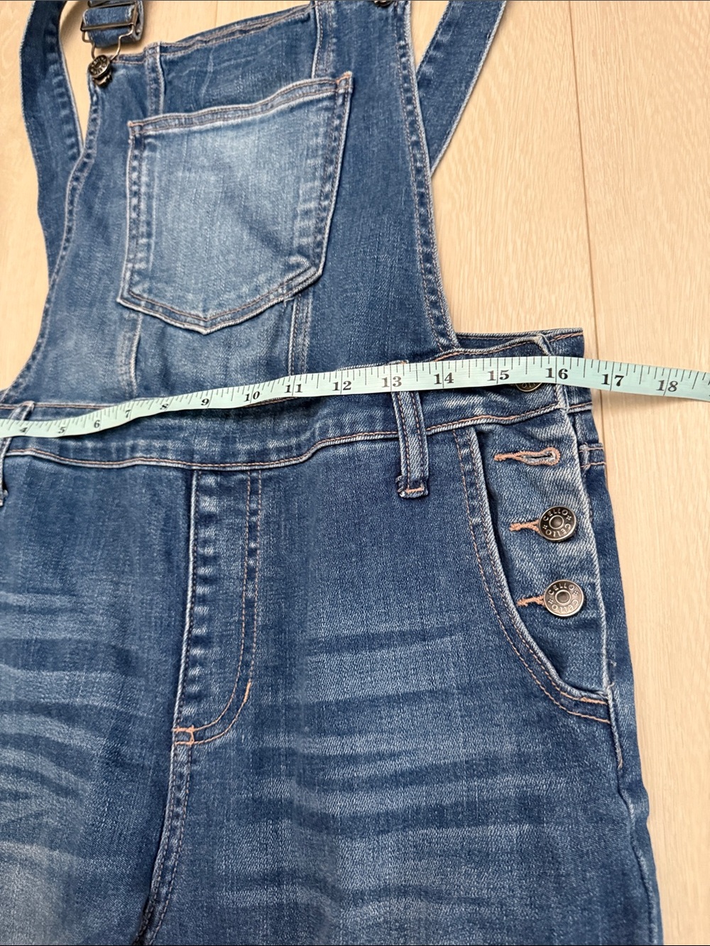 Cello Dark Blue Denim Women’s Overalls - Picture 5 of 10